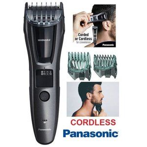 Panasonic Hair and Beard Timmer with 39 Adjustment Trim Settings and Two Combs